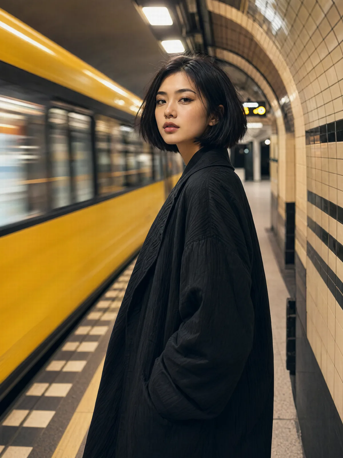 The Yellow Train Passing
