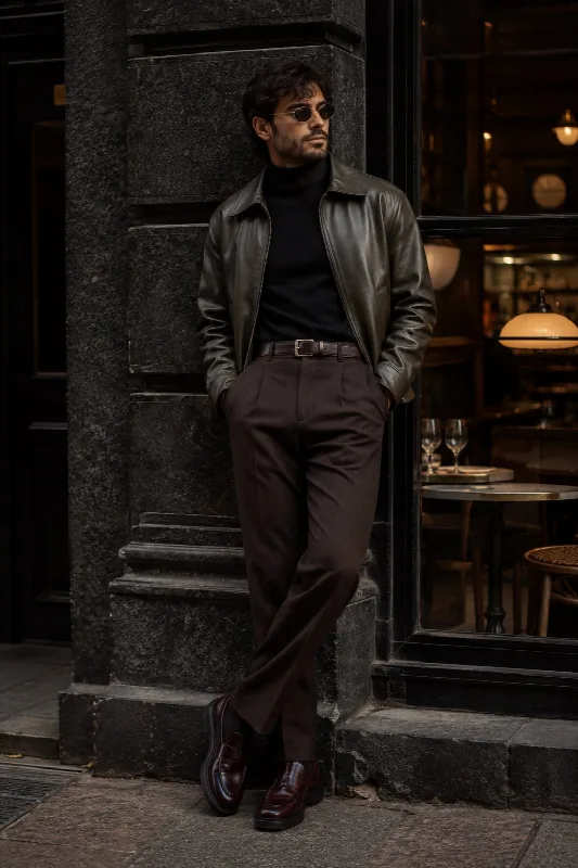 Leather Jacket Street Style