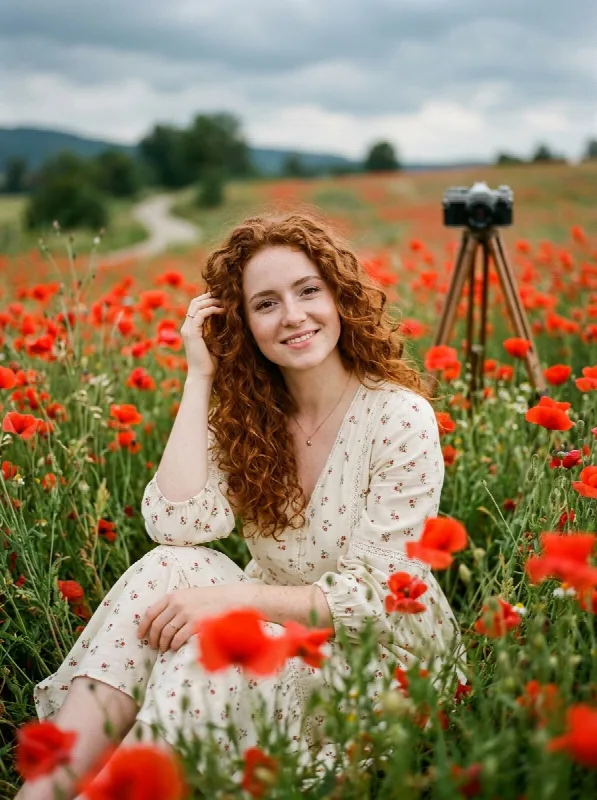 Poppy Field Redhead