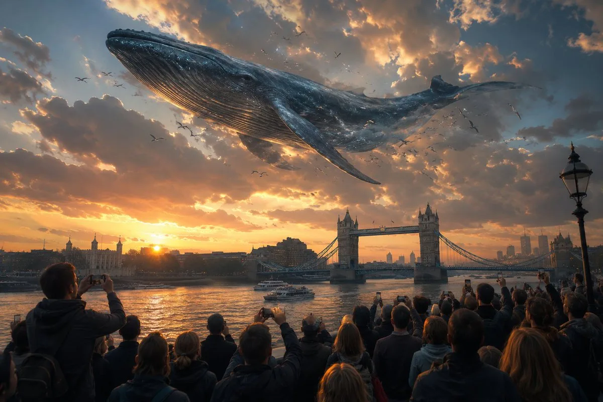 Whale Above the Thames
