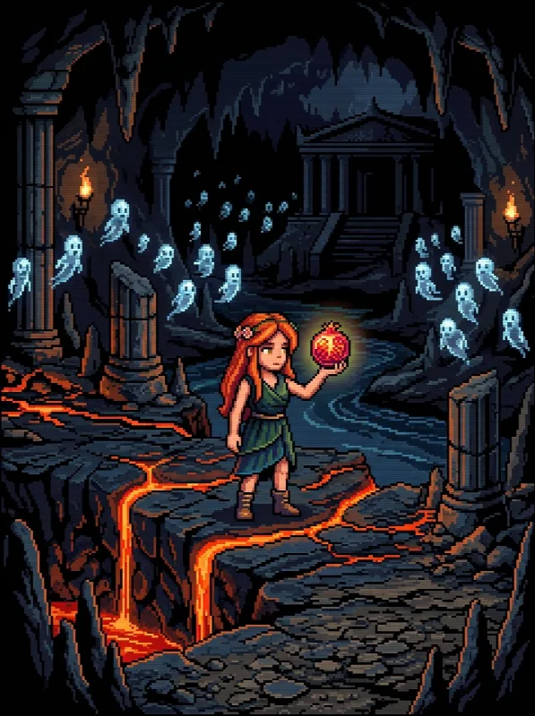 Pixel Art Underworld Heroine