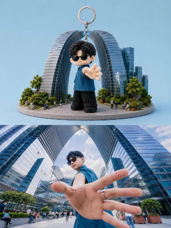 Keychain Figure Versus Real Life