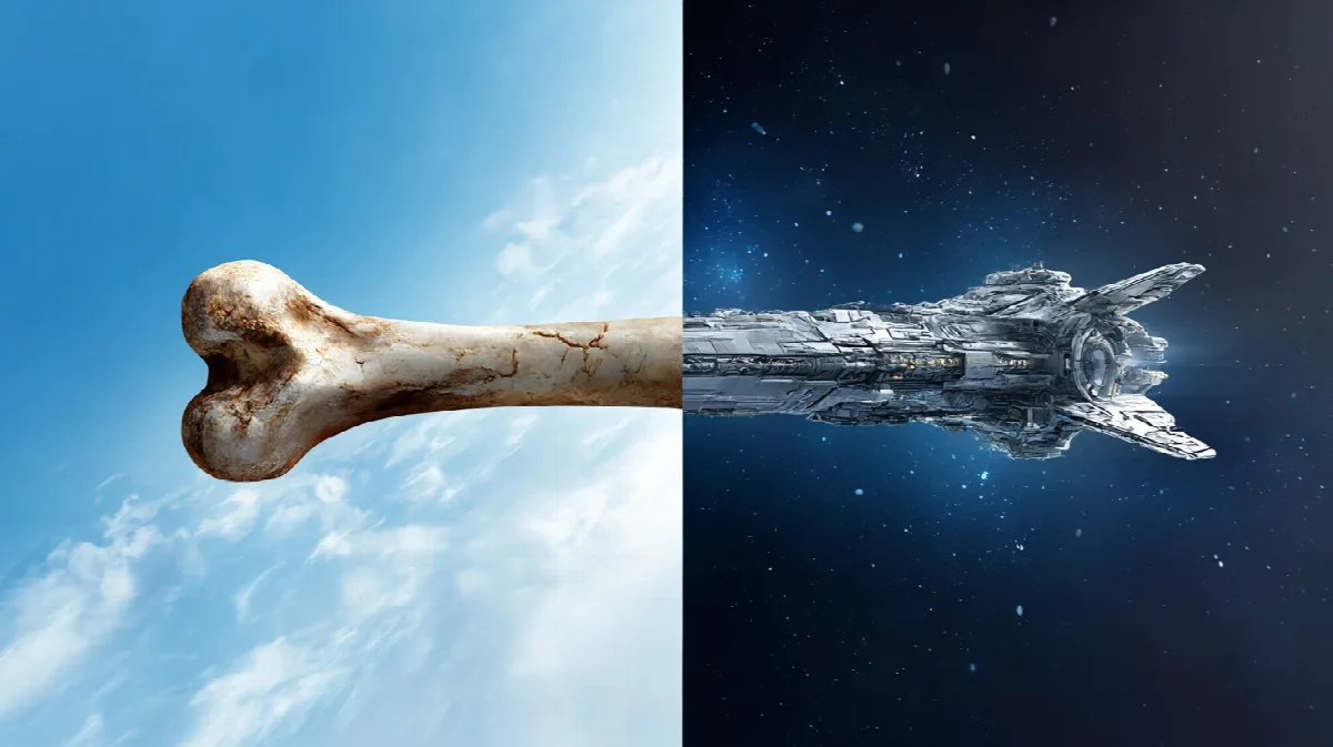 Dog Bone Becomes a Spaceship