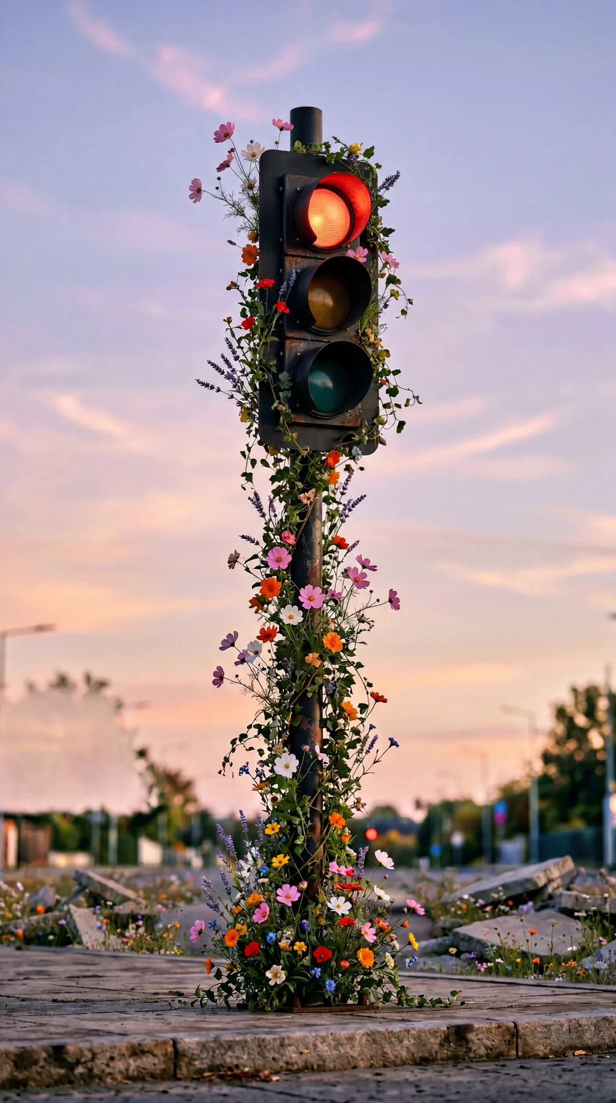 Wildflowers at the Red Light