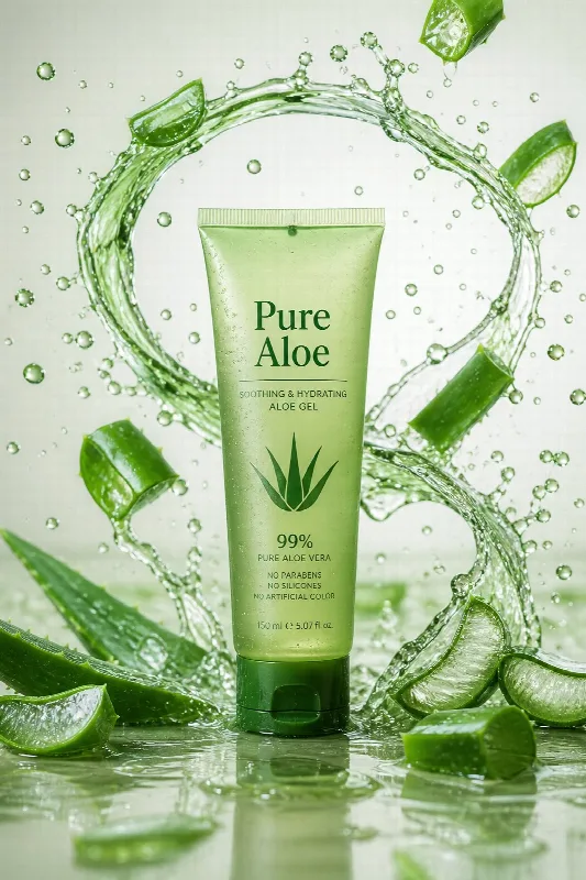 Aloe Gel Splash Commercial