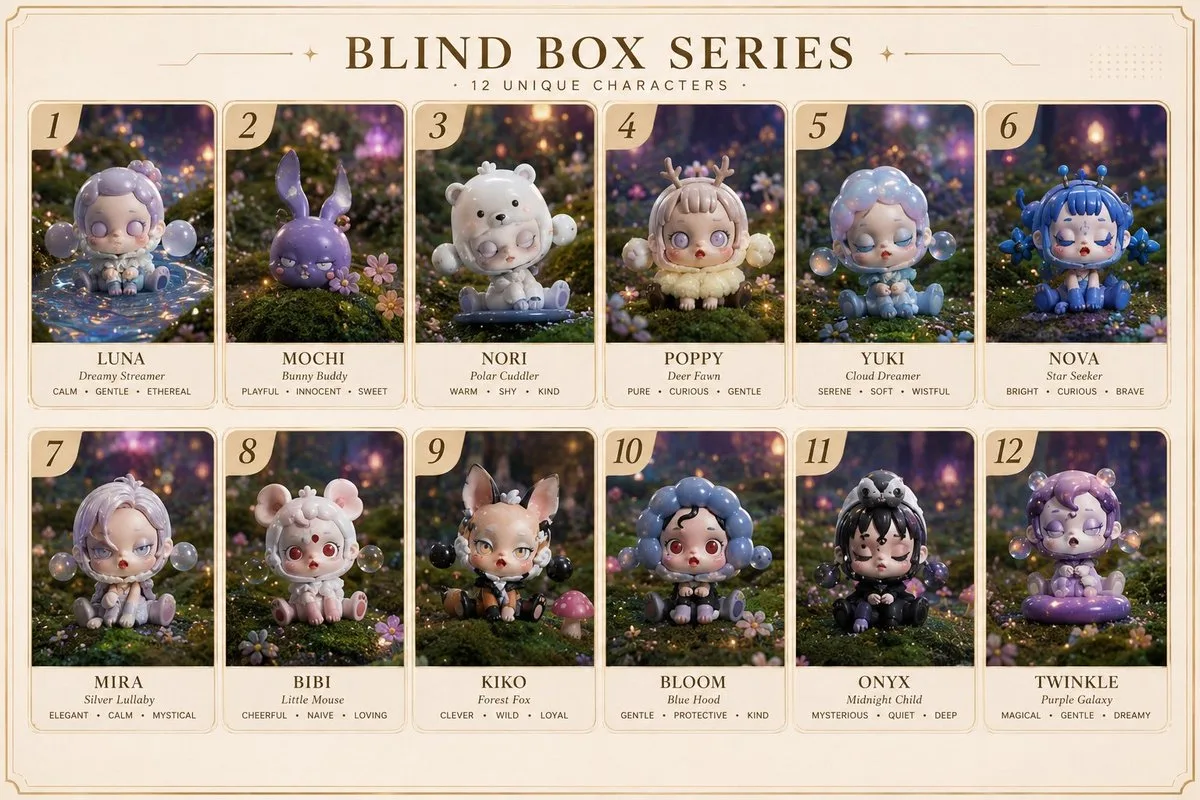 Moss World Blind Box Lineup