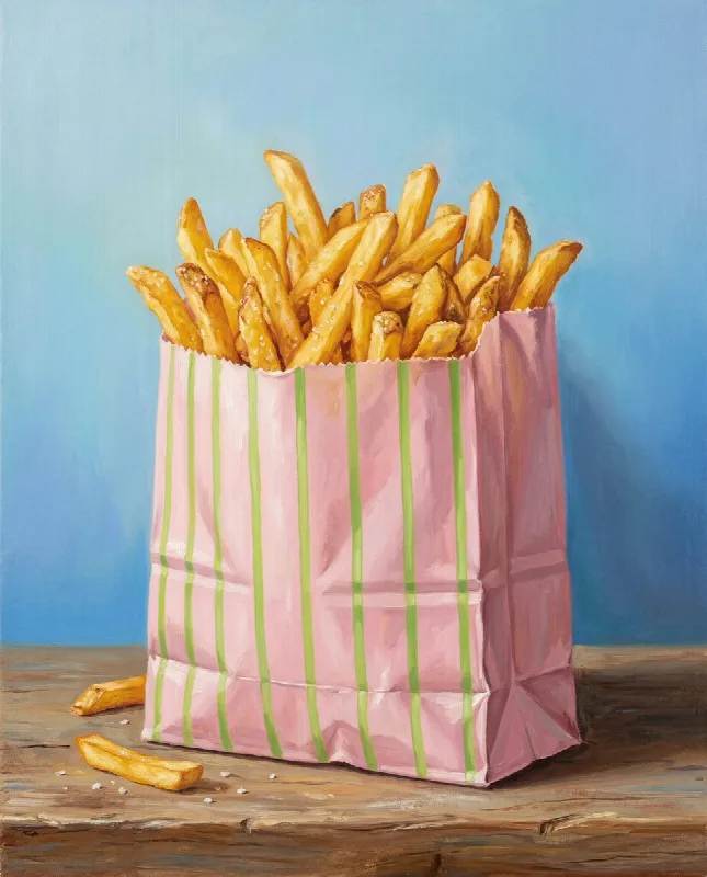 Painted Bag of Fries