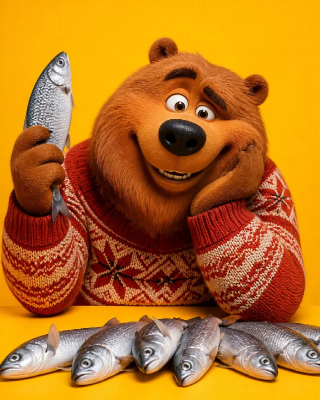 Bear with a Fish