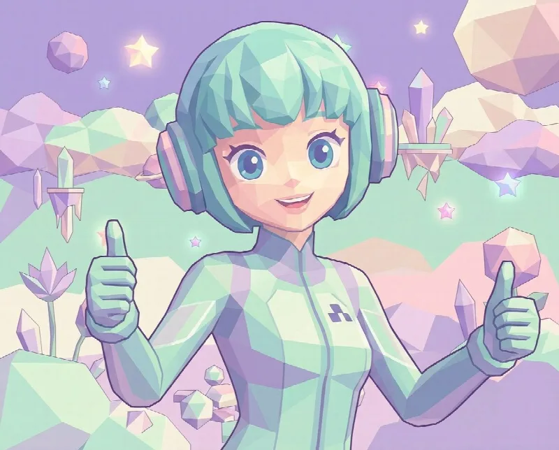 Low Poly Cute Character