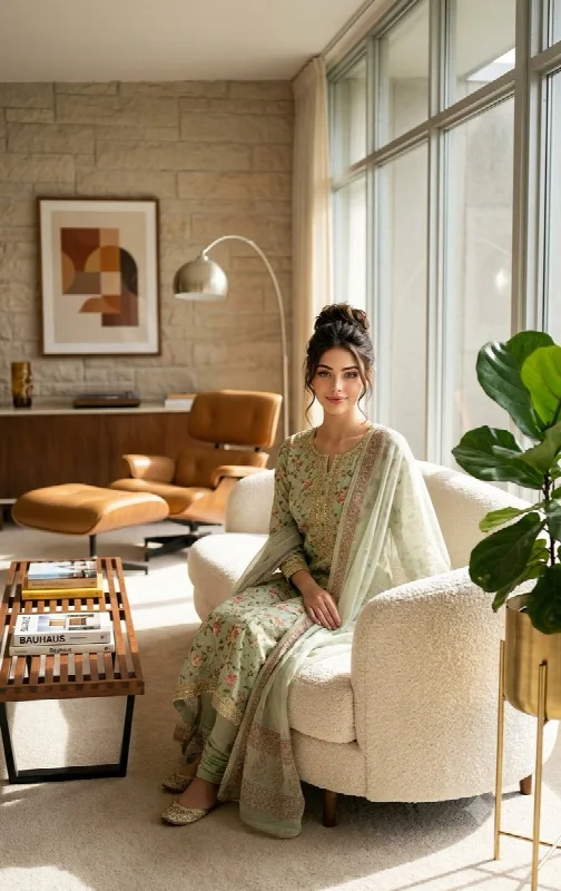 Sage Green in a Modern Interior