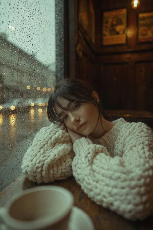 Rain Outside the Cafe