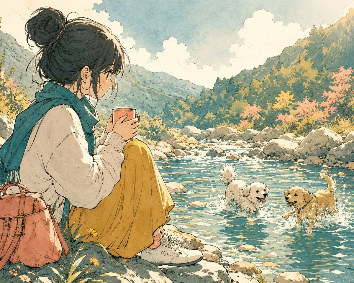Coffee by the River