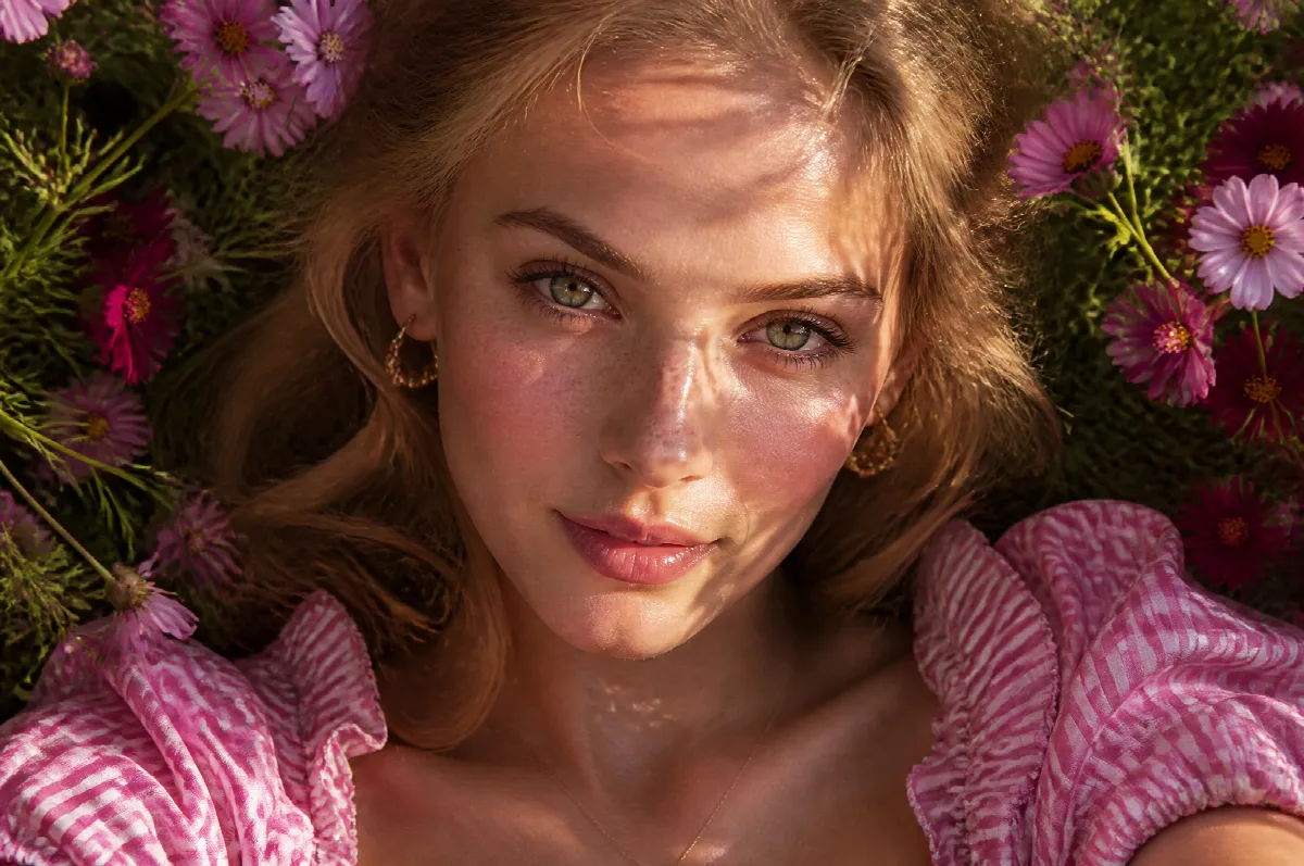 Among the Pink Cosmos