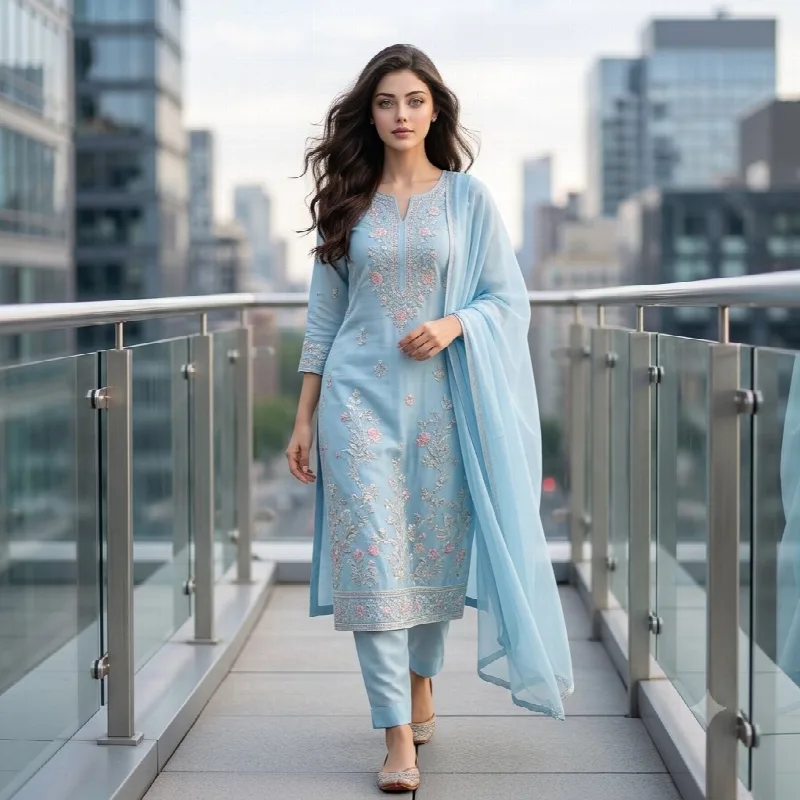 Urban Terrace in Salwar Kameez