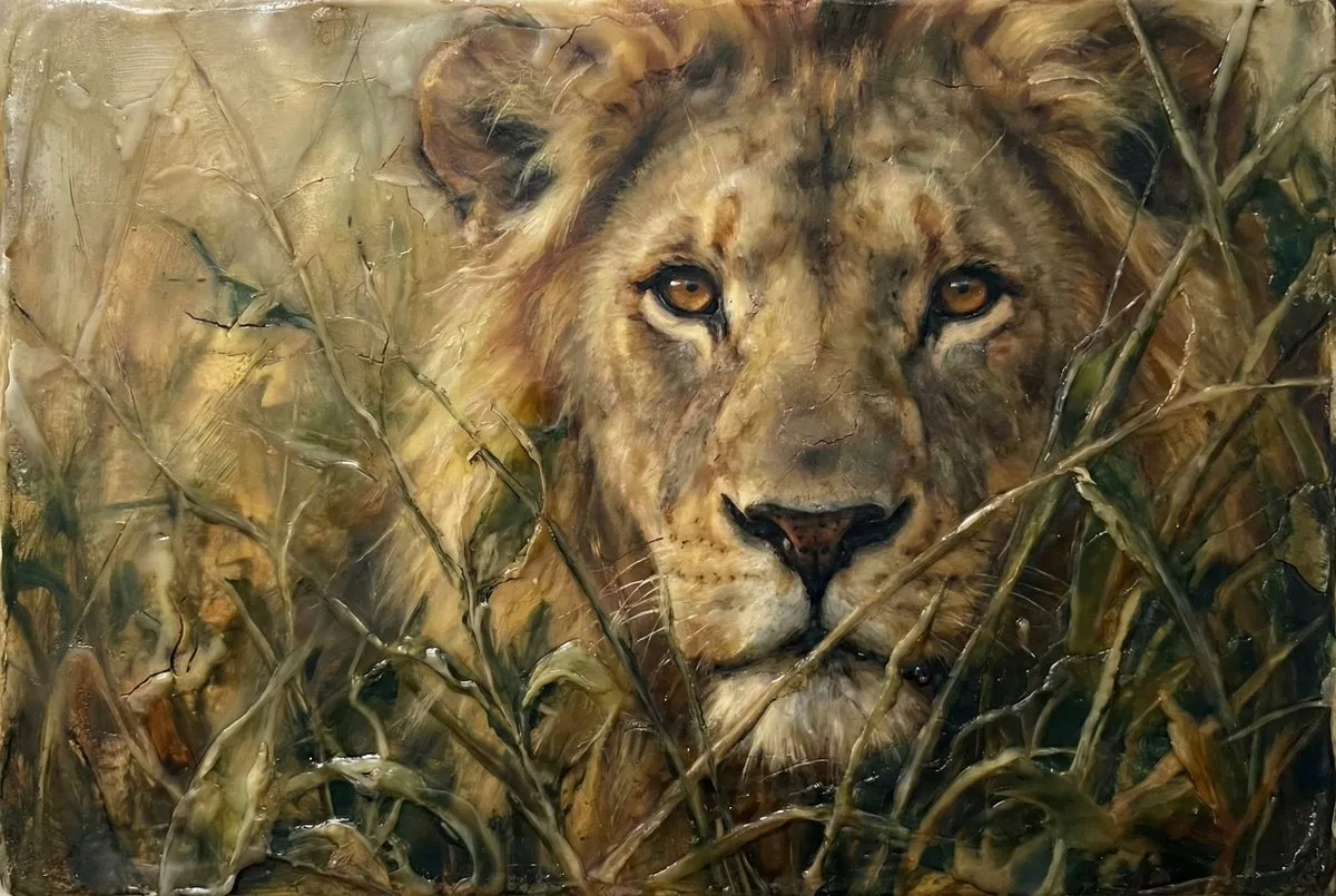 Lion in the Thicket