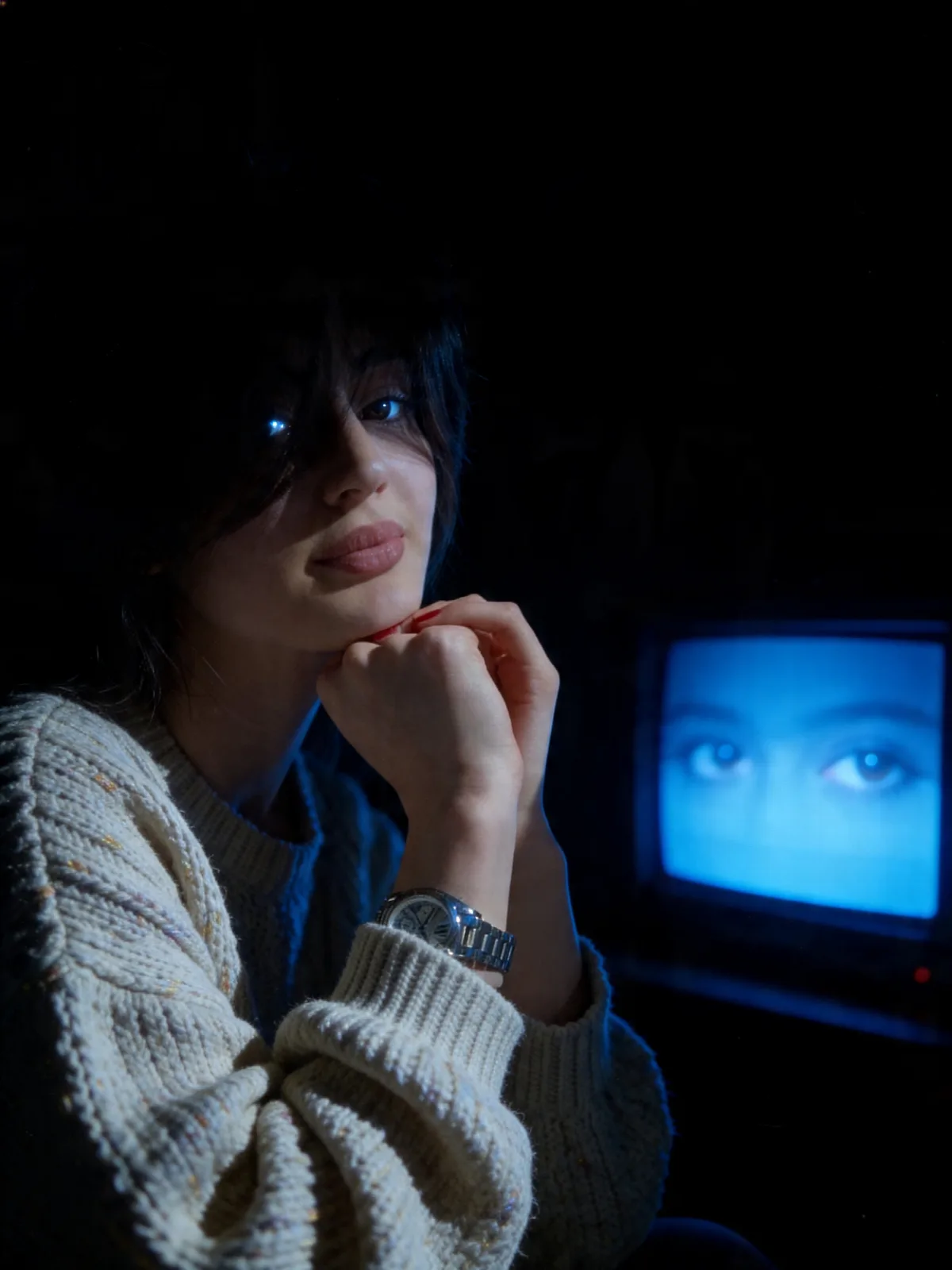 Blue TV Glow
