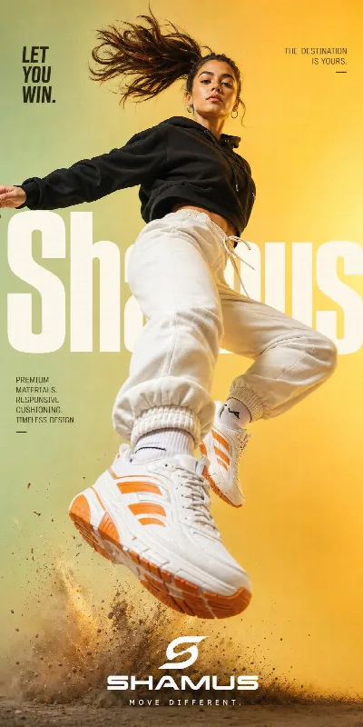 Mid-Air Sneaker Poster