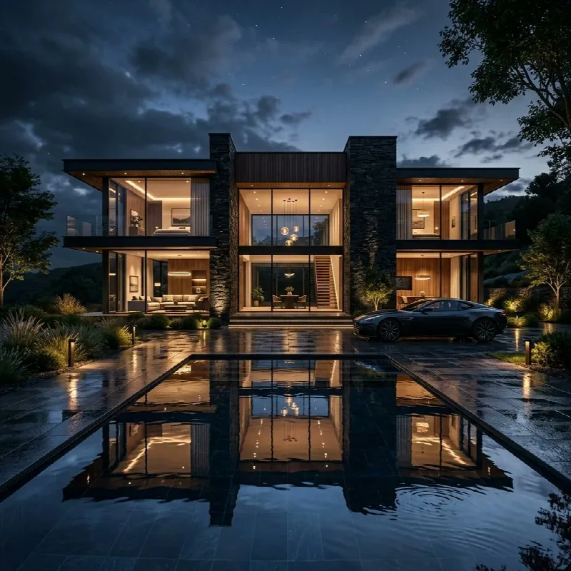 Modern Marble Mansion