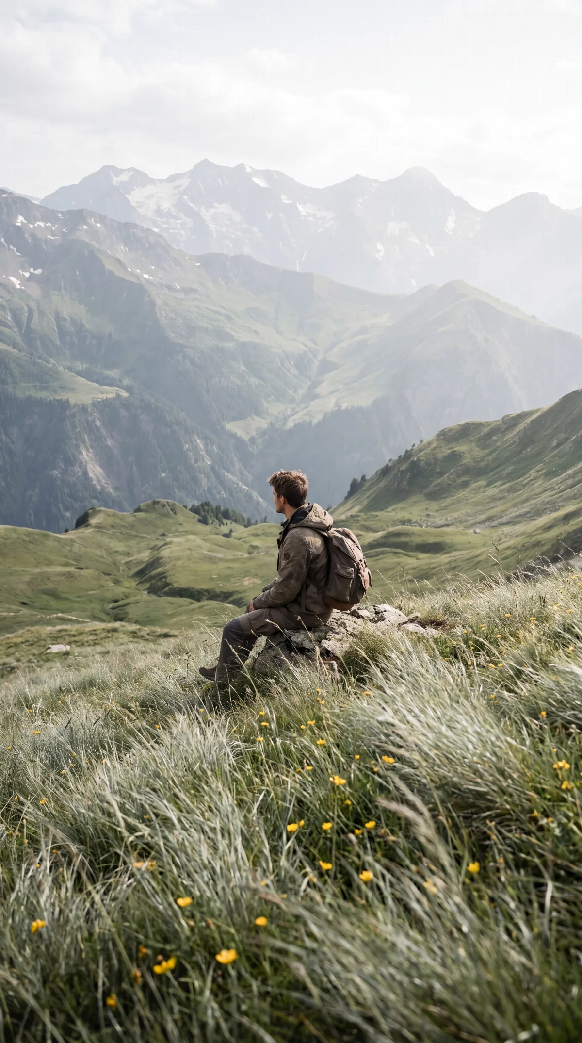 Solitude in an Alpine Meadow