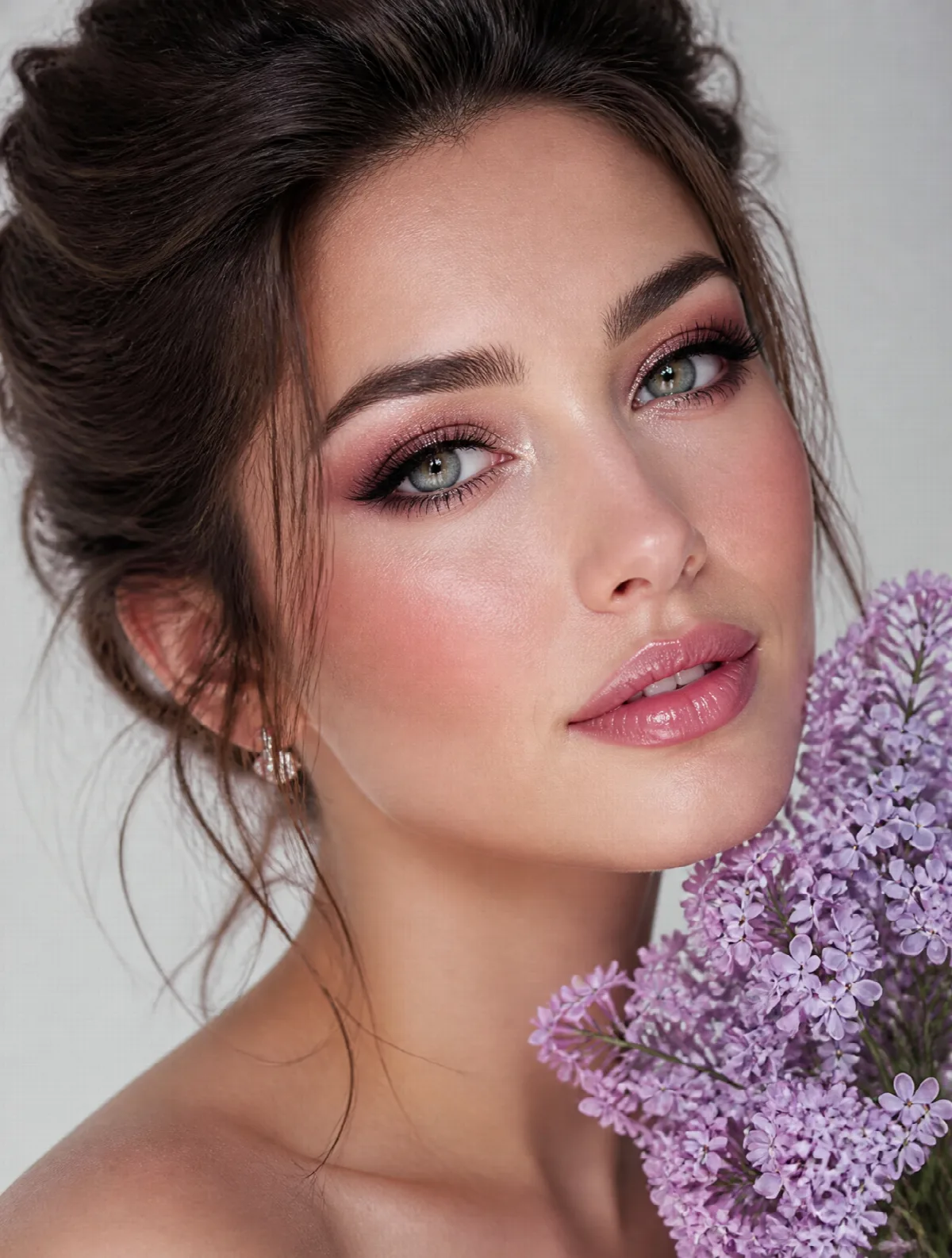 Lilac Beauty Portrait