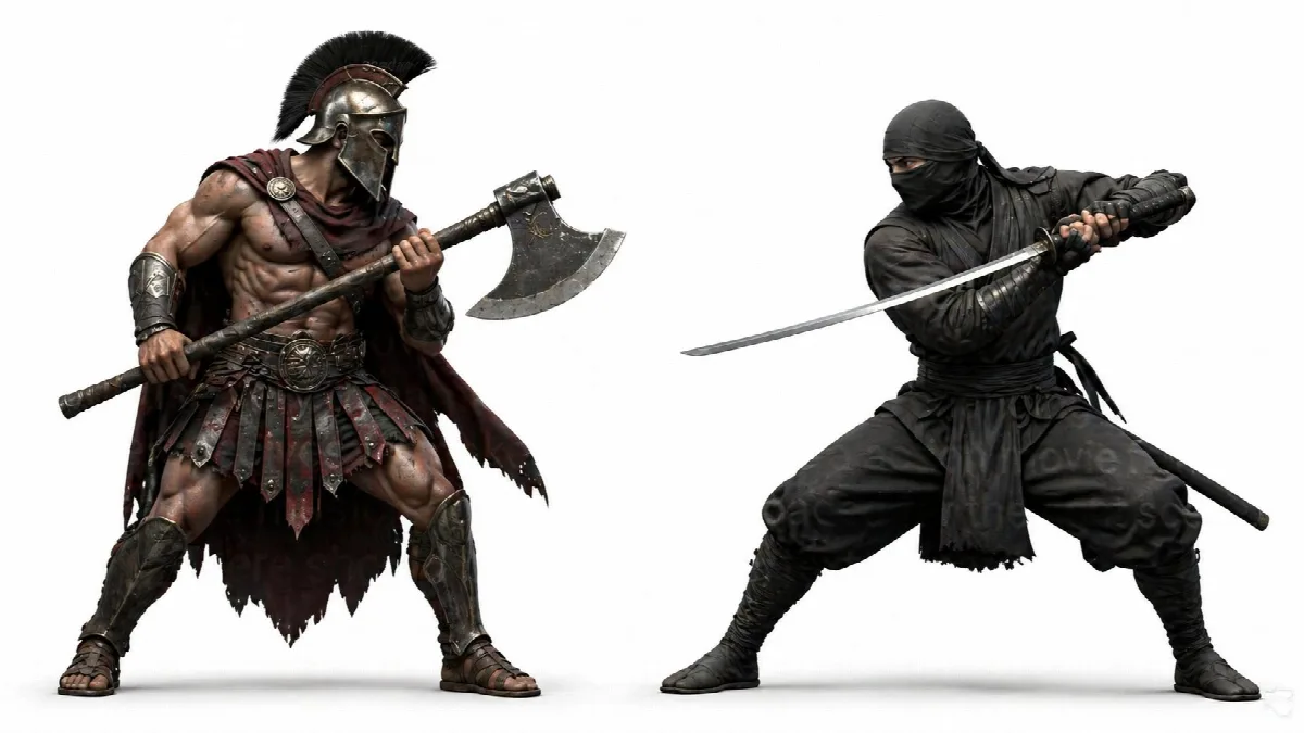 Minimal Warrior Character