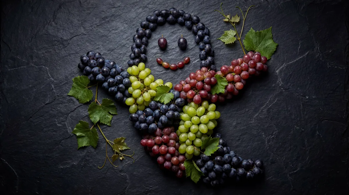 Grapes Shaped Like a Ghost
