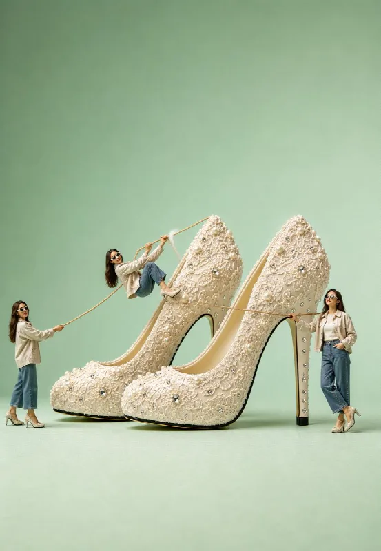 Giant Bridal Sandals