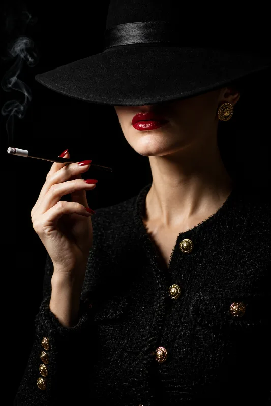 Wide-Brim Noir