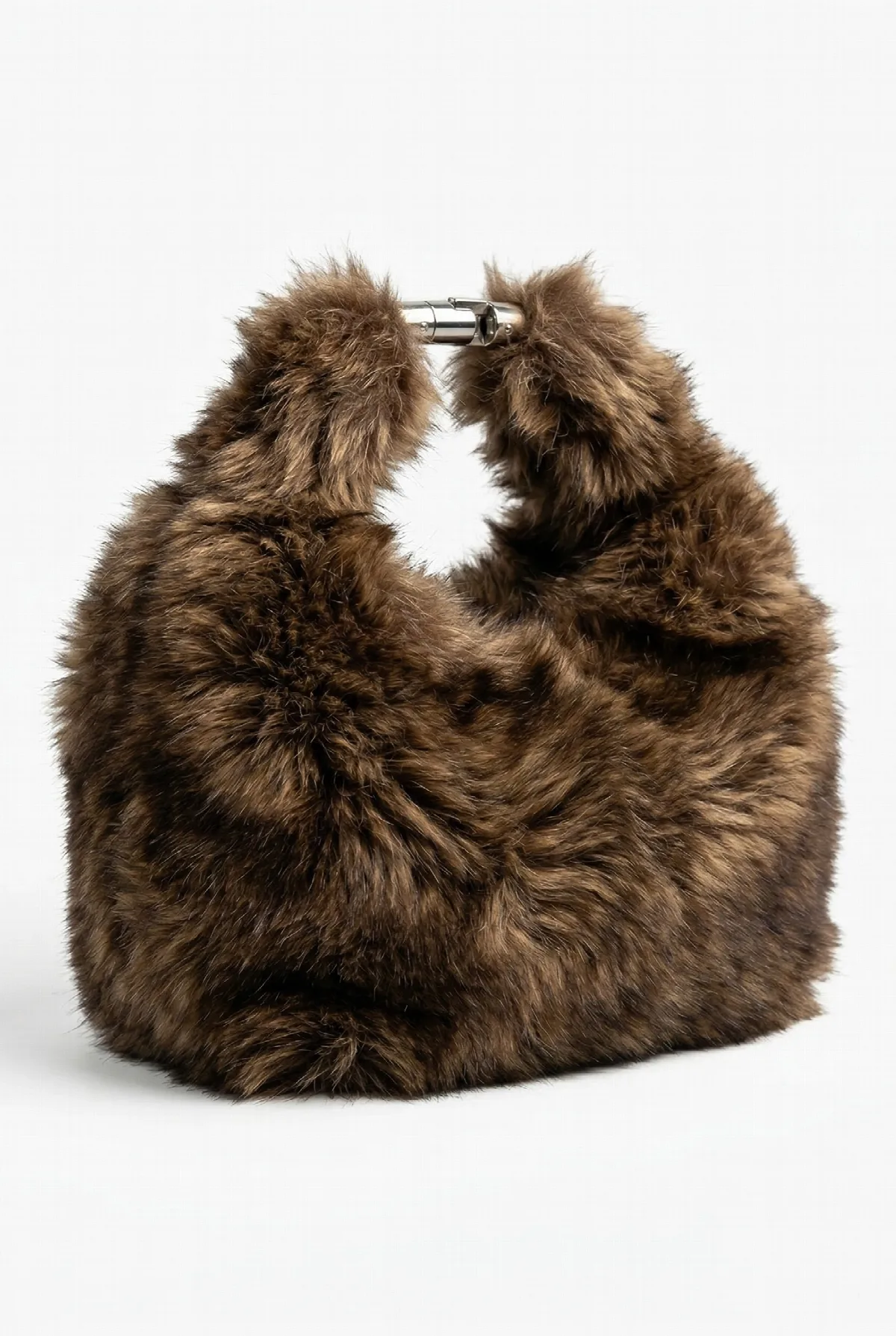 Sculptural Fur Handbag