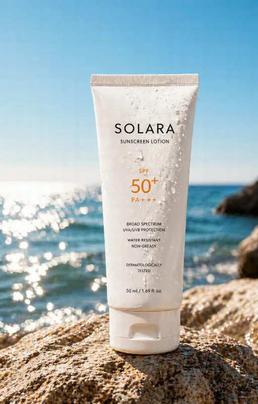 Sunscreen Tube by the Sea