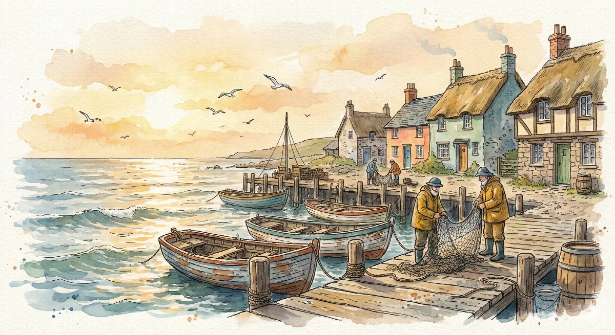 Watercolor Harbor Village