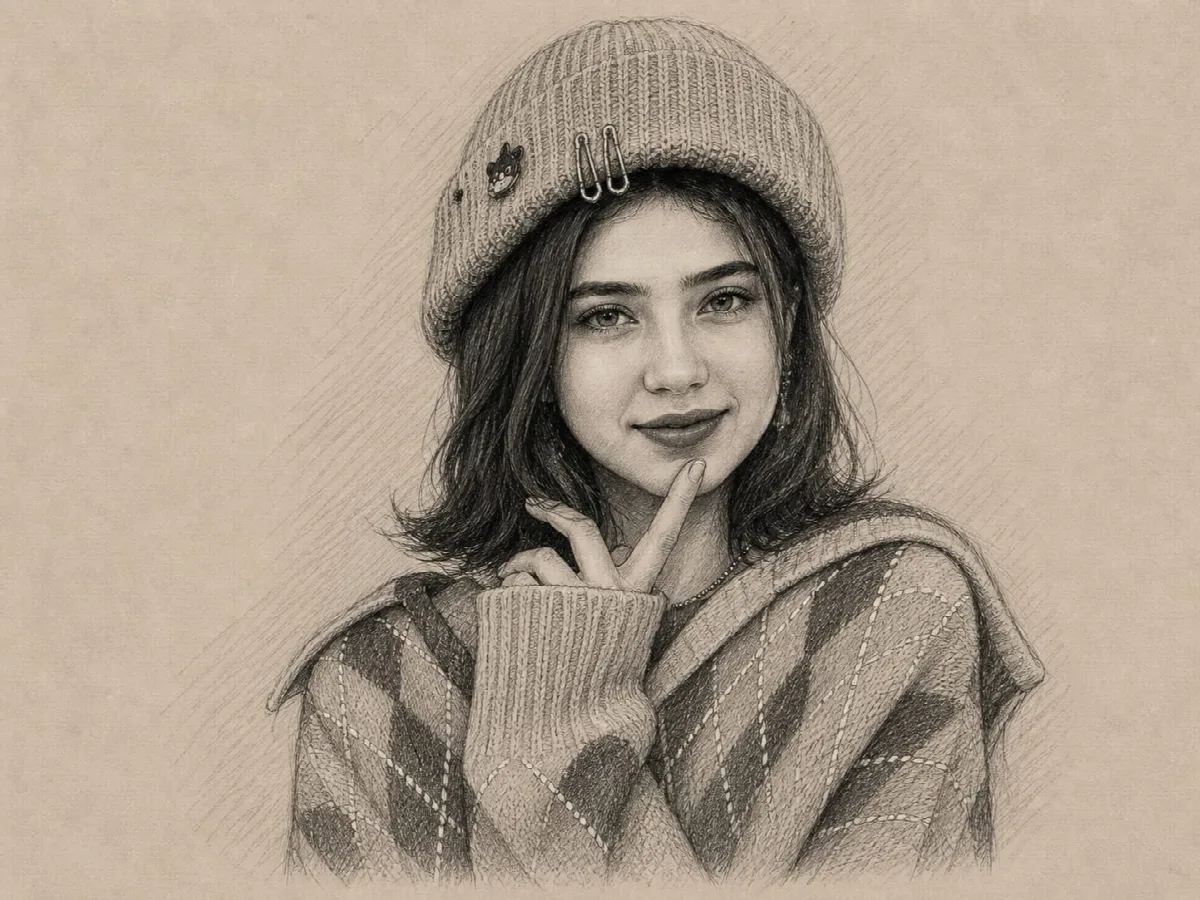 Graphite and Charcoal Sketch