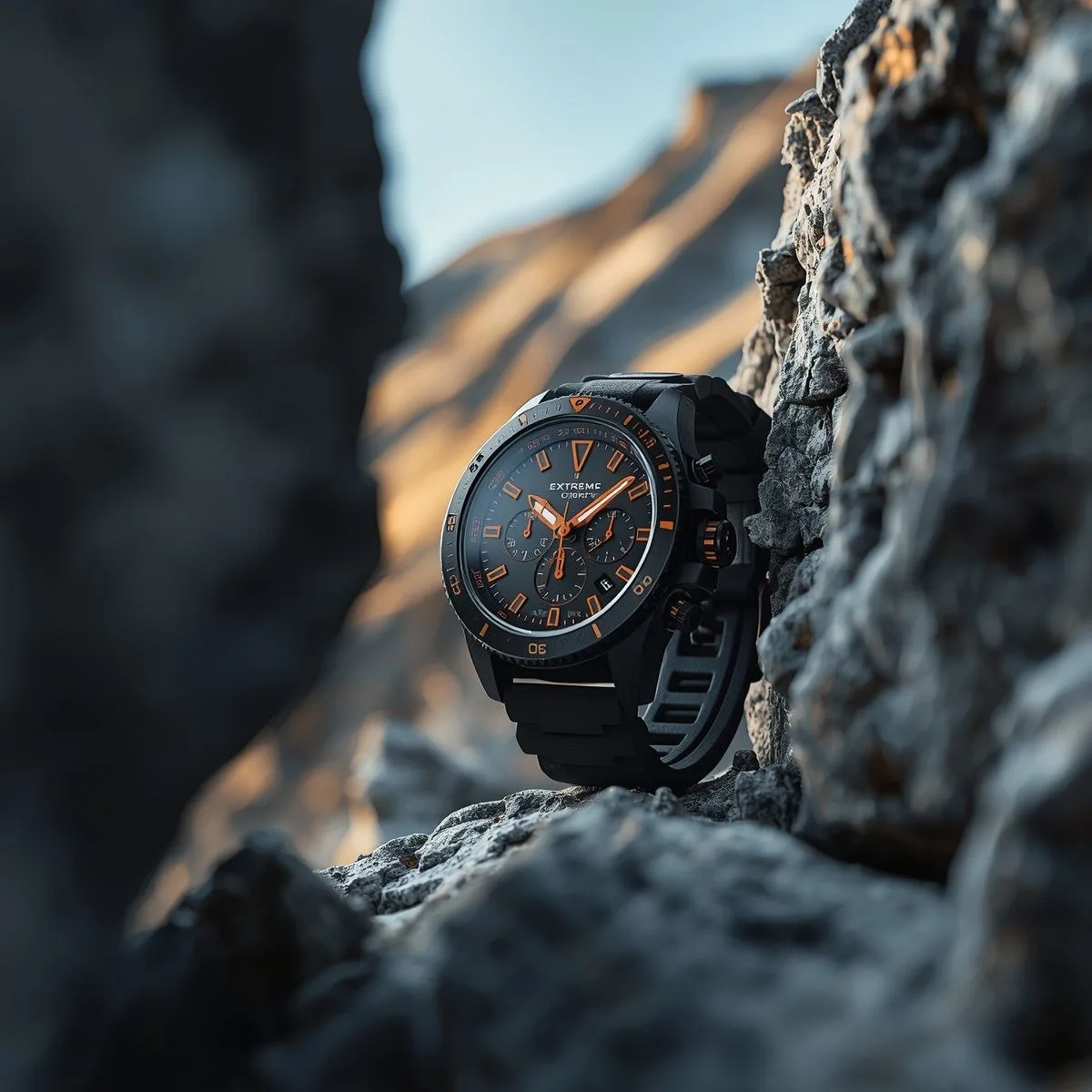 Watch in Rock Crevice