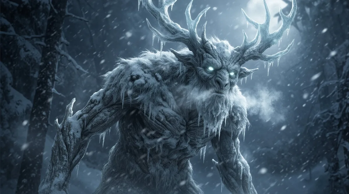 Frost Creature in a Blizzard