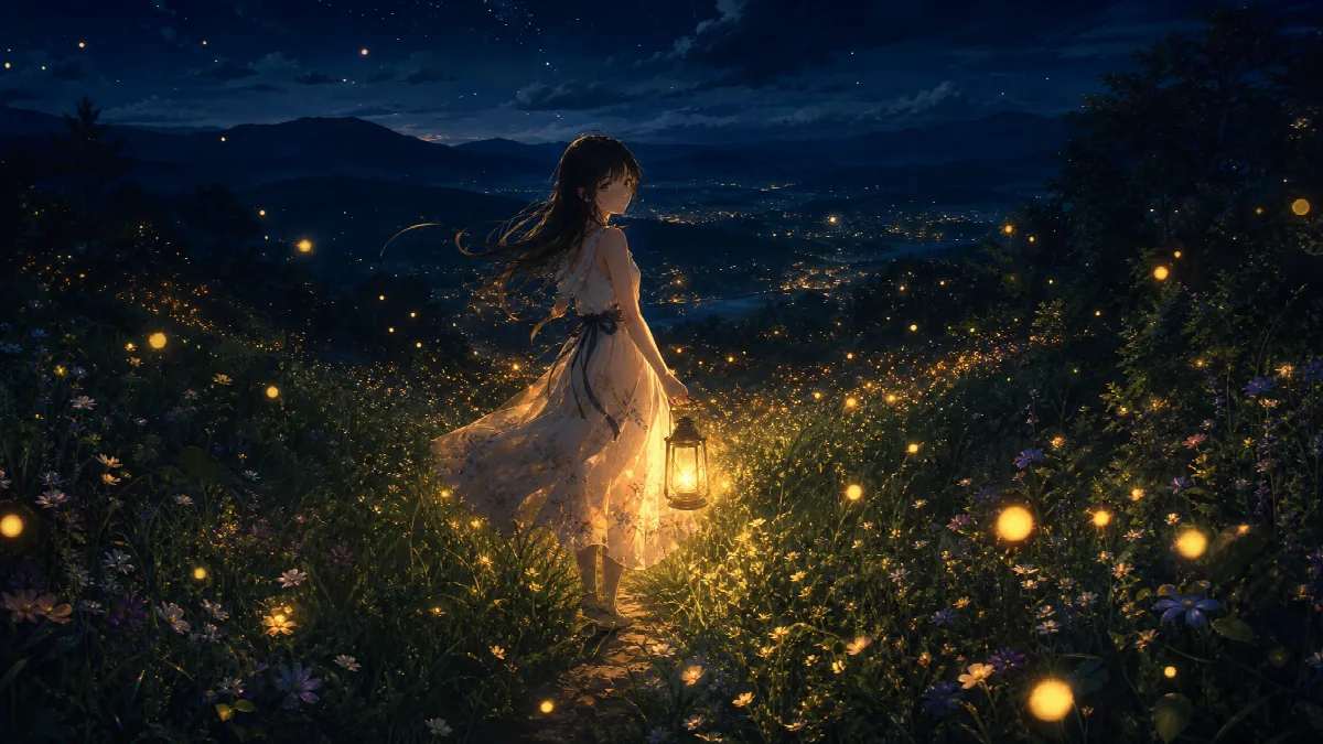 Lantern Among Fireflies