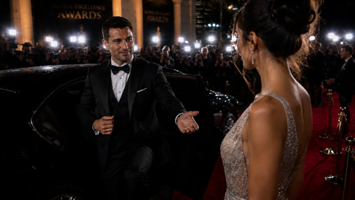 A Red Carpet Arrival