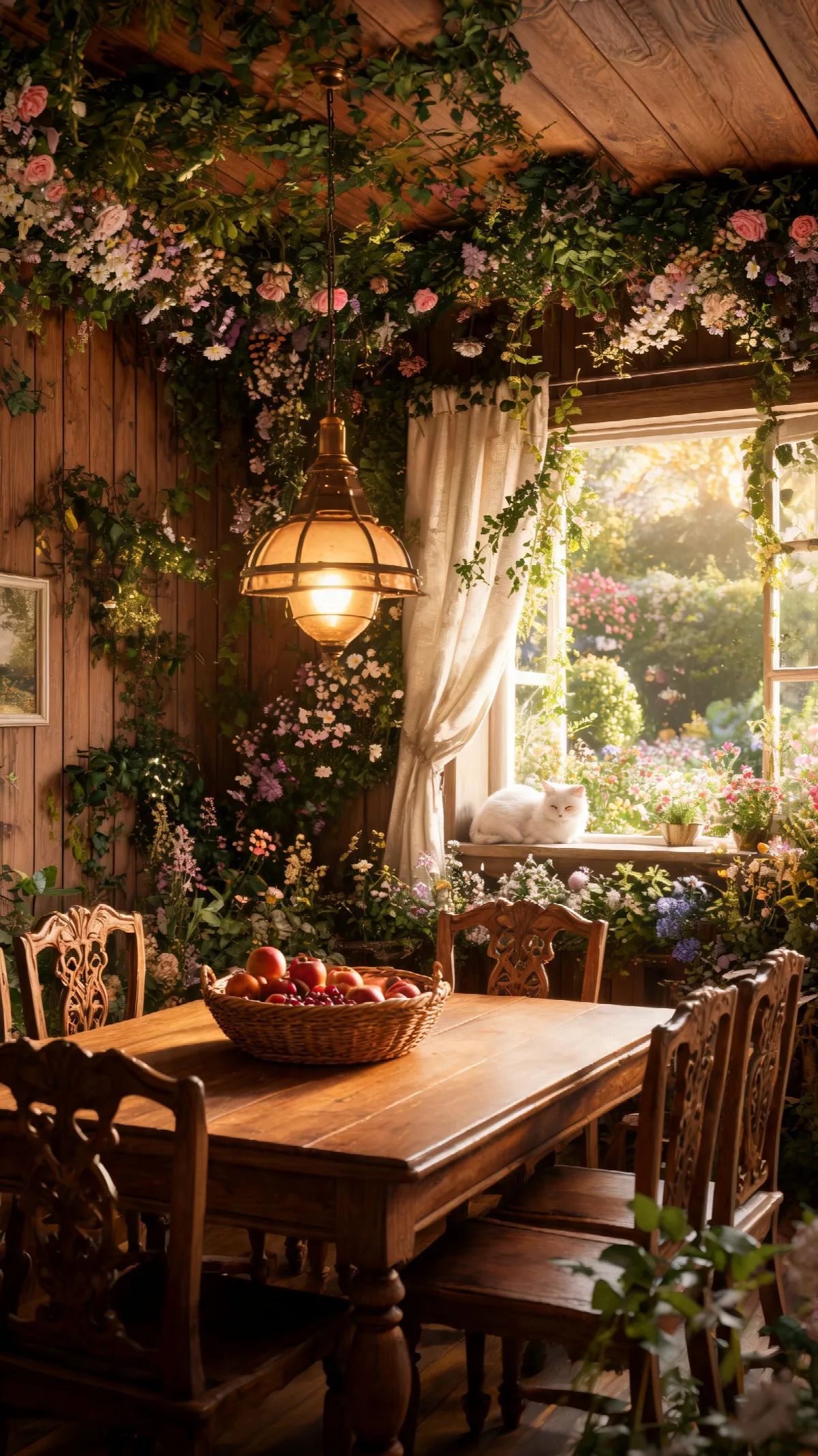 Cottage Dining Room in Bloom