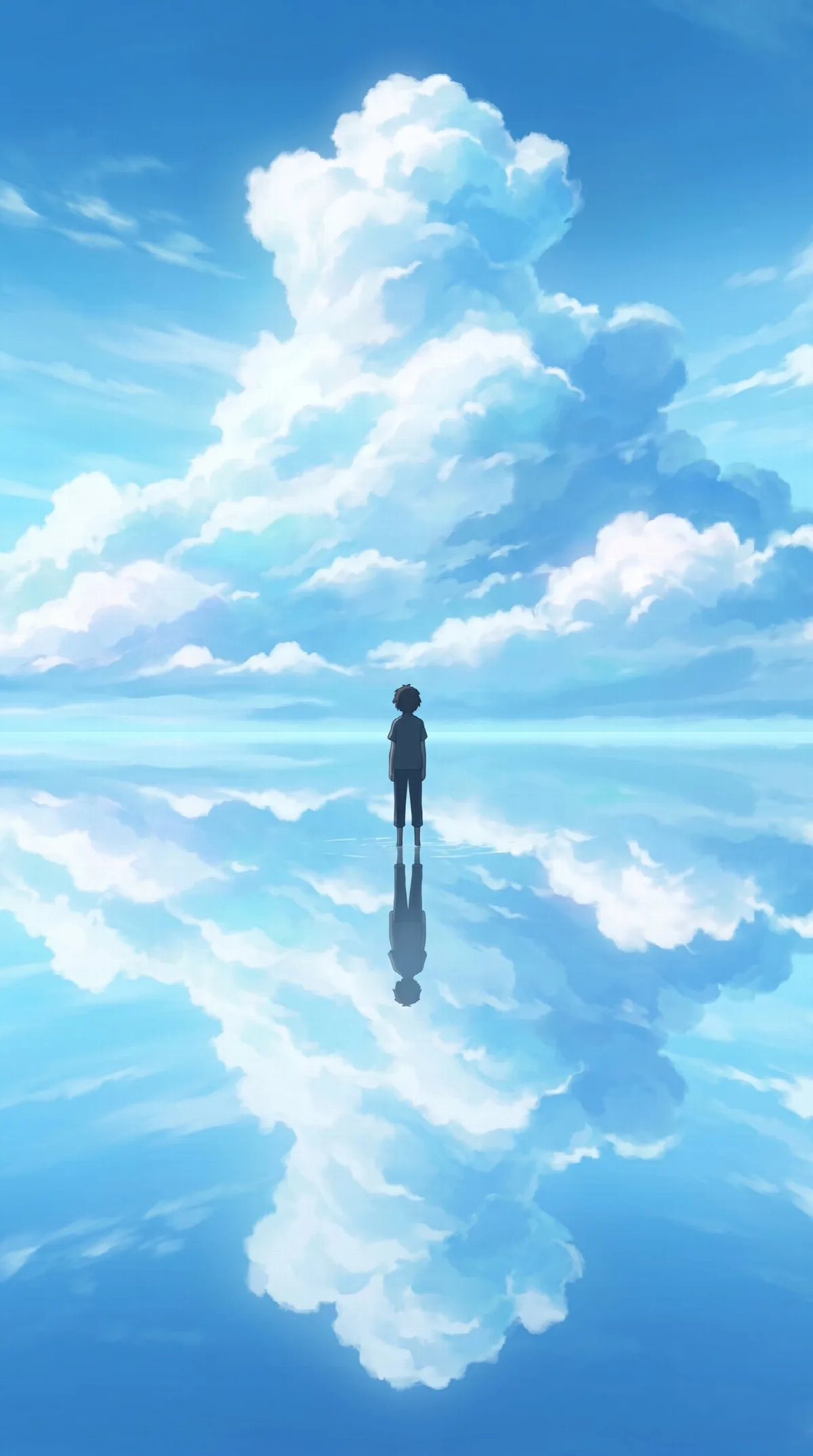 The Sky in a Perfect Mirror