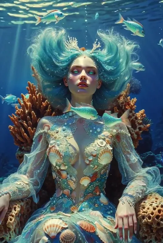 Underwater Hair Drift