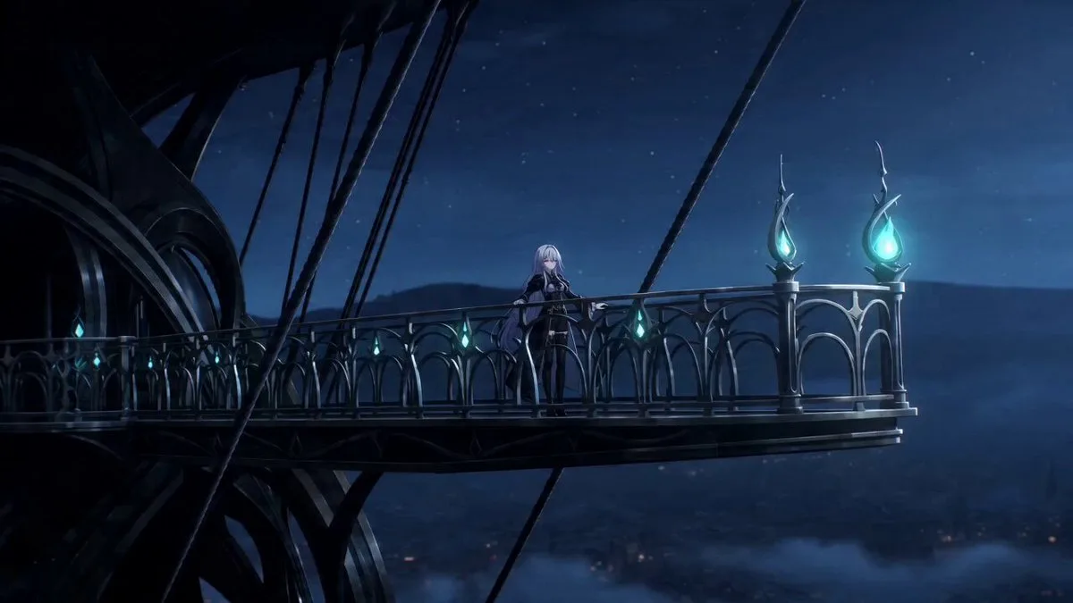 Gothic Airship at Night
