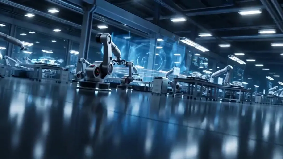 Futuristic Robot Factory
