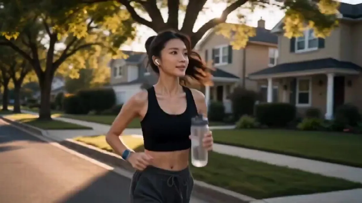 Golden Hour Evening Run