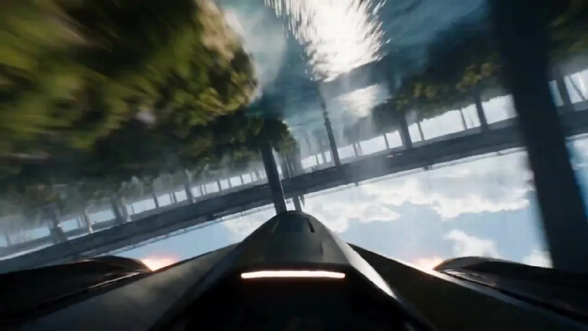 Chase Inside a Giant Space Habitat