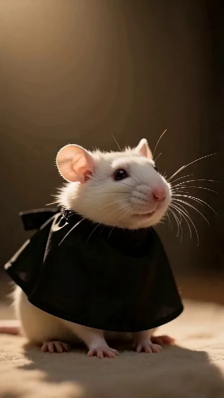 Pet Rat at the Hair Salon