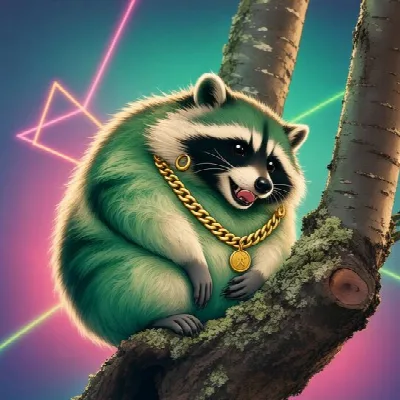 Marker Style Raccoon