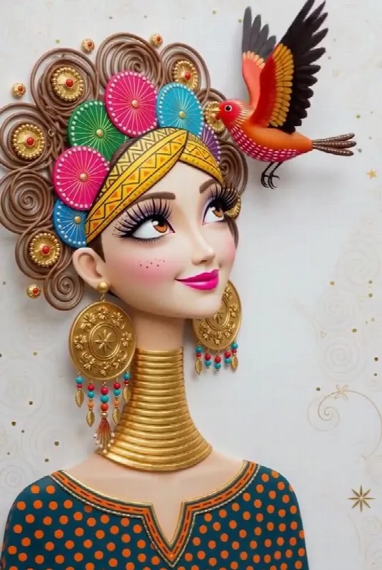 Paper Quilling Portrait