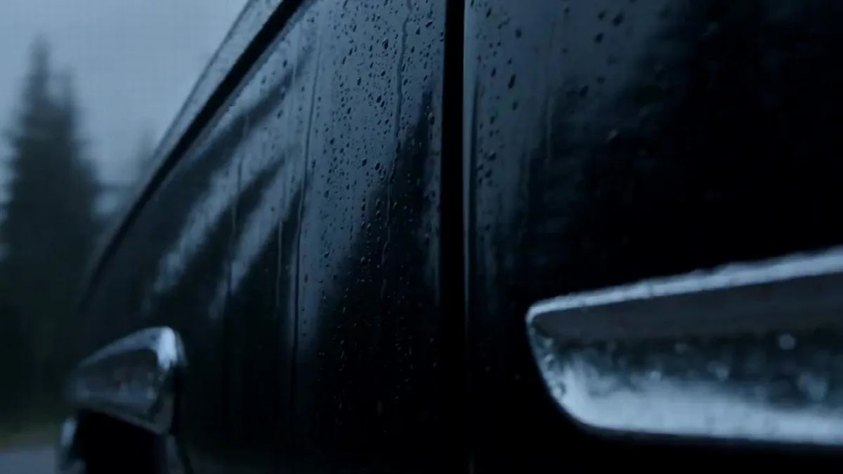 Noir Drive Through the Storm