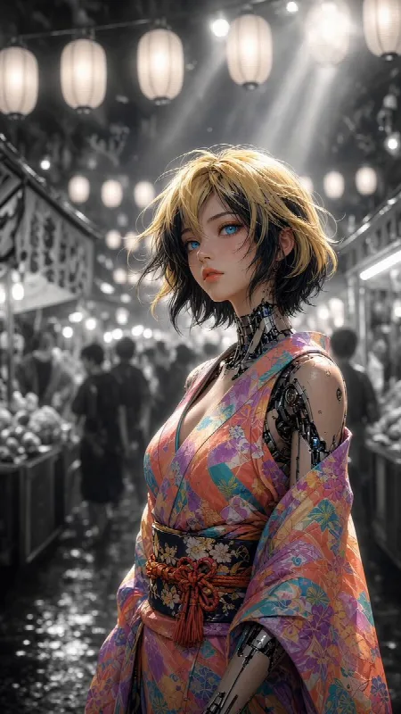 Cybernetic Geisha Speaks a Proverb