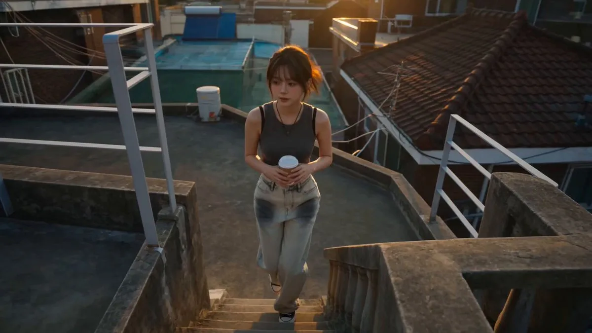 Rooftop Evening Coffee