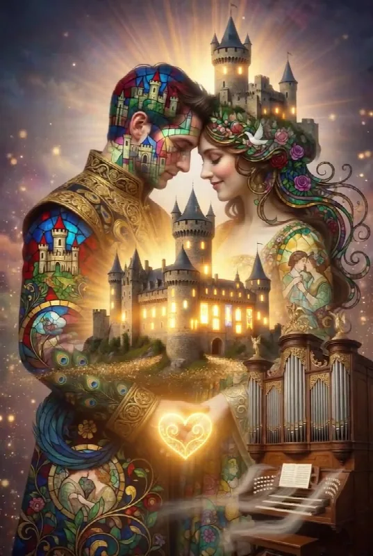 Stained Glass Couple